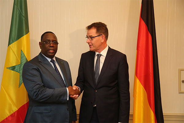 Infrastructures: Macky Sall et Gerd Müller veulent un renforcement de la coopération entre Dakar et Berlin
