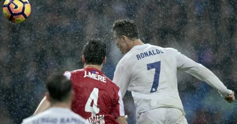 Le Real Madrid s'en sort face à Gijon grâce à un doublé de Ronaldo