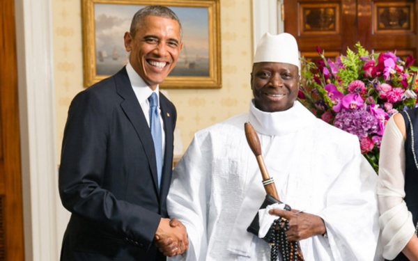 Présidentielle gambienne: Yahya Jammeh félicité par les Etats-Unis