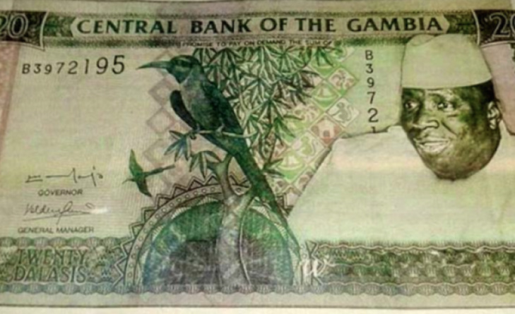 Souvenir: Quand Yaya Jammey imposait son image sur les billets de banque de la Gambie