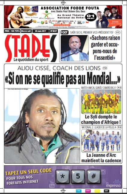 Aliou Cissé, sélectionneur du Sénégal: «Si on ne se qualifie pas au mondial...»