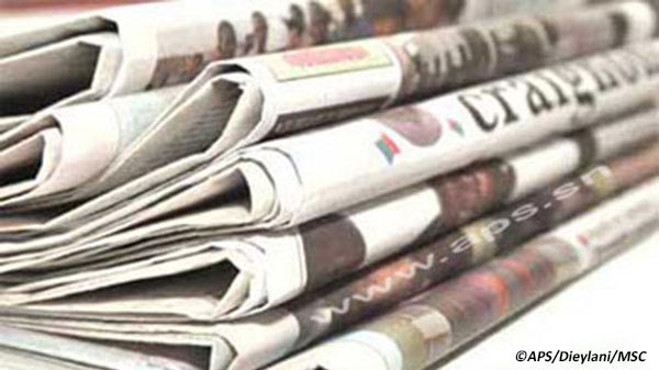 Presse-revue: Les quotidiens préoccupés par les sujets politiques, économiques et judiciaires