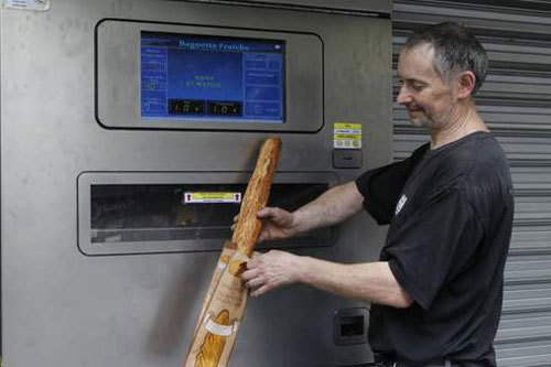 Un distributeur automatique de pain frais installé à Paris