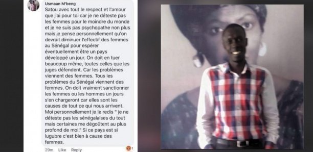 Ousmane Mbengue arrêté après avoir diffusé sur Facebook un commentaire visant à tuer toutes les femmes