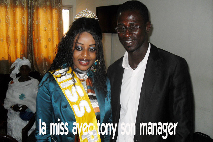Miss Dakar et son manager Tony