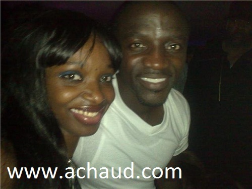 Quand deux stars Sénégalais se rencontrent, l'incontournable Rappeur Akon et la jet-setteuse Iman De Chanel.