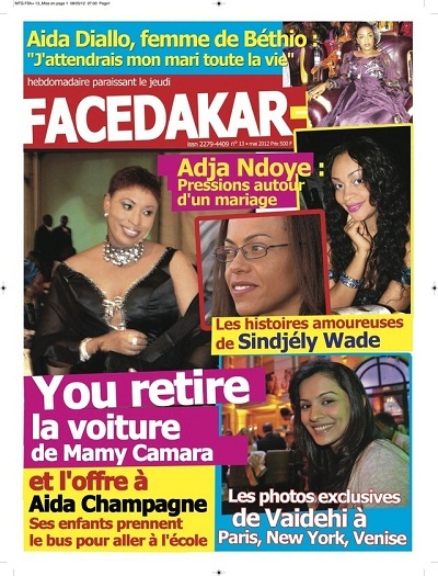 Mamy Camara l'ex de Yousou Ndour nouveau Ministre de la culture à la une de facedakar+