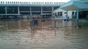 DAKAR: une partie de l'aéroport Léopold S Senghor inondée