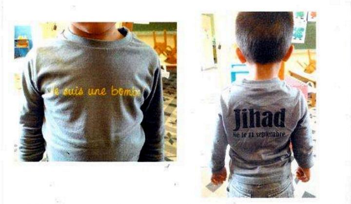 Le T-shirt du petit Jihad suscite la polémique