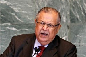 Le président irakien Djalal Talabani hospitalisé après un AVC