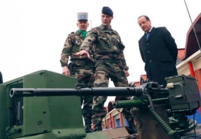 François Hollande en visite au Mali