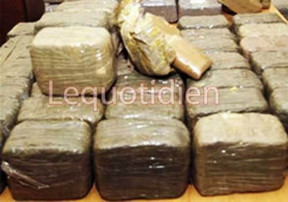 Le Sénégal, plaque tournante de la drogue : 724 kg de chanvre indien saisis à Diamniadio - 2,5 kg de cocaïne alpagués à l’aéroport - 120 kg de chanvre indien interceptés à Kaolack