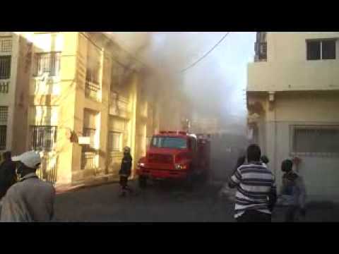 Un court-circuit provoque un incendie au commissariat central de Dakar