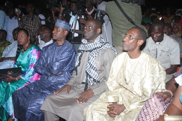 Festival à Sahel ouvert: Youssou Ndour chante devant ses collègues ministres