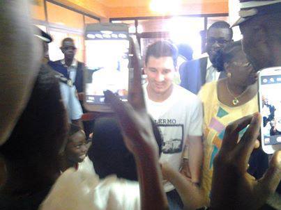 Les premières images de Messi au Senegal