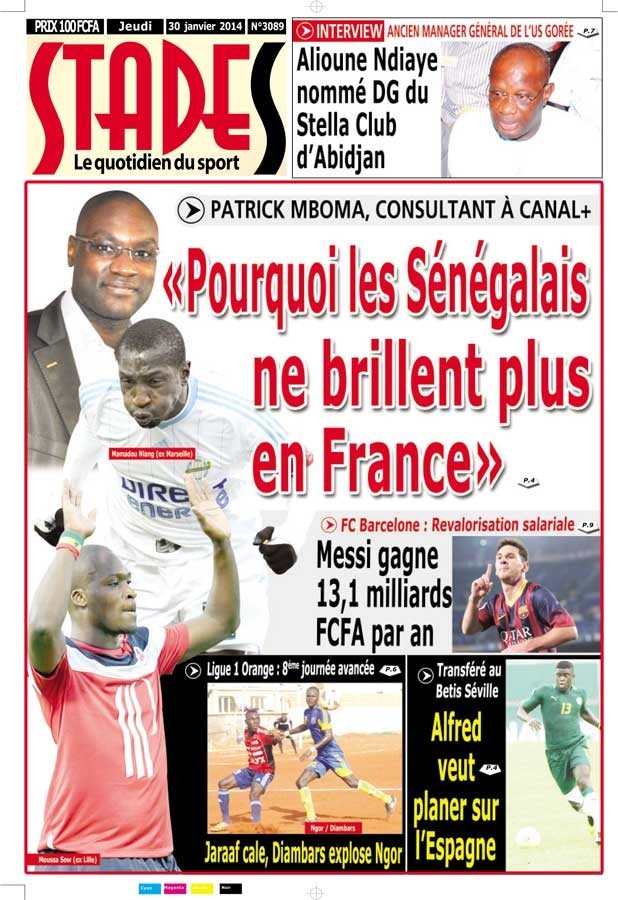 PATRICK MBOMA, CONSULTANT À CANAL+ : «Pourquoi les Sénégalais ne brillent plus en France»
