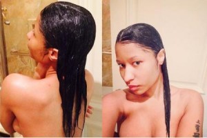 Photos: Nicki Minaj nue se prend en photos sous sa douche