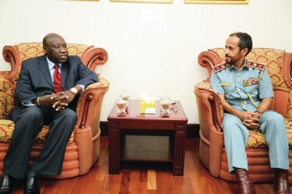 Son Excellence Monsieur Babacar BA, Ambassadeur du Sénégal aux Emirats  Arabes Unis  a  rencontré le  Major  général  Khalifa  Haarib  AL KHAYLI