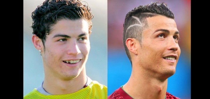 Cristiano Ronaldo avant et après: photo