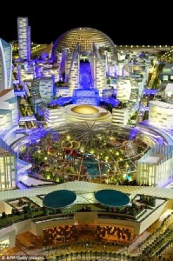 Dubaï, construira bientôt le plus grand centre commercial du monde: photos