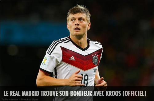Football transfert: Le Real Madrid trouve son bonheur avec Kroos (Officiel)