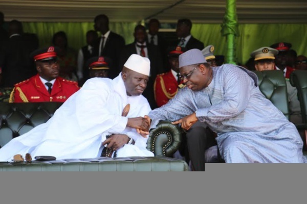 Jammeh à Macky :"Seule la paix peut régner entre la Gambie et le Sénégal"