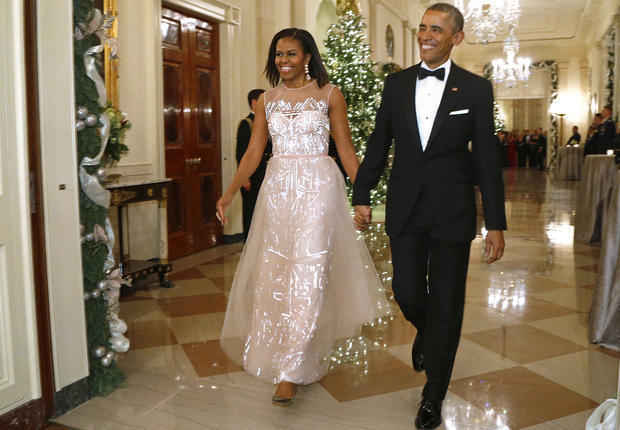 Michelle Obama dans une robe étincelante!