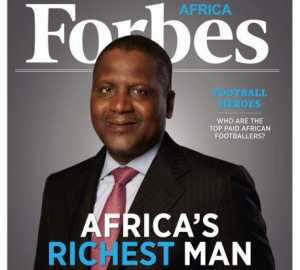 Classement Forbes : 29 milliardaires africains recensés, Aliko Dangote toujours n°1