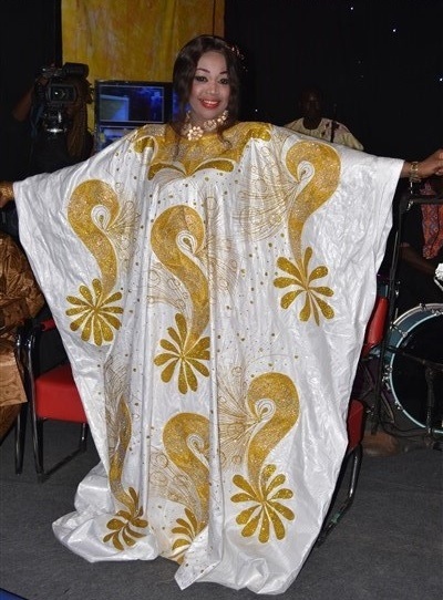 Amy Colé Dieng en Boubou traditionnel