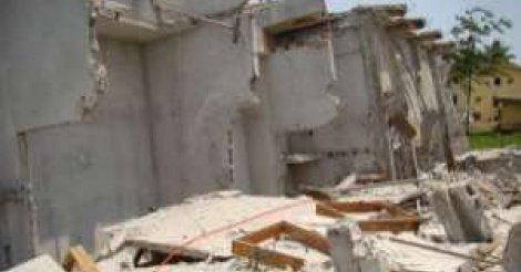 La dalle d’une maison s’effondre à Golf Sud: 1 mort et 1 blessé