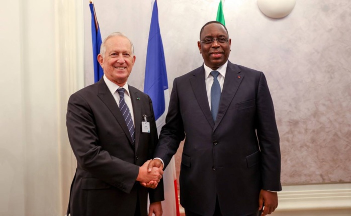 Images de la rencontre du président Macky Sall avec le patronat français ( MEDEF )