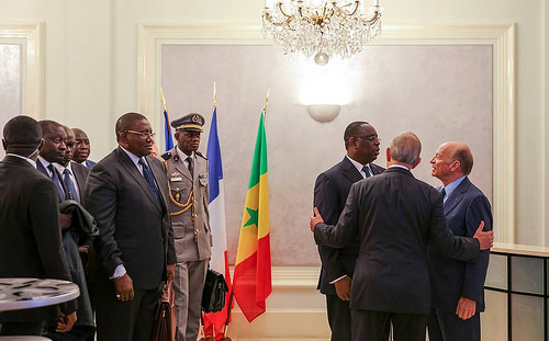 Images de la rencontre du président Macky Sall avec le patronat français ( MEDEF )