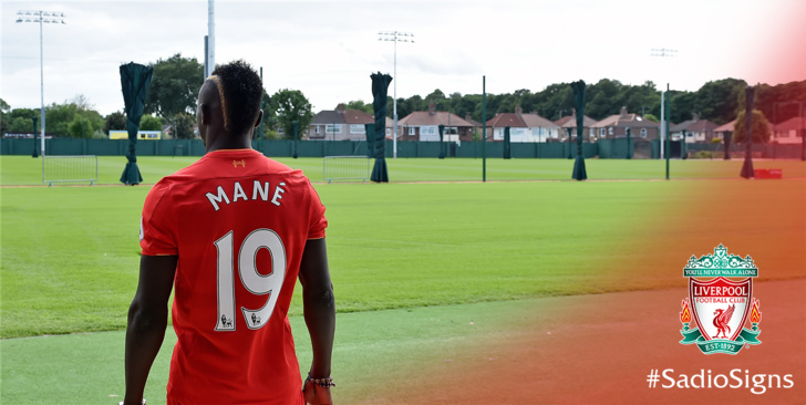 Transfert: Présentation officielle de Sadio Mané, nouveau pensionnaire de Liverpool