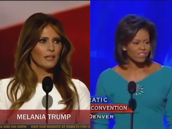 Etats-Unis : Melania Trump accusée d'avoir plagié un discours de Michelle Obama en 2008