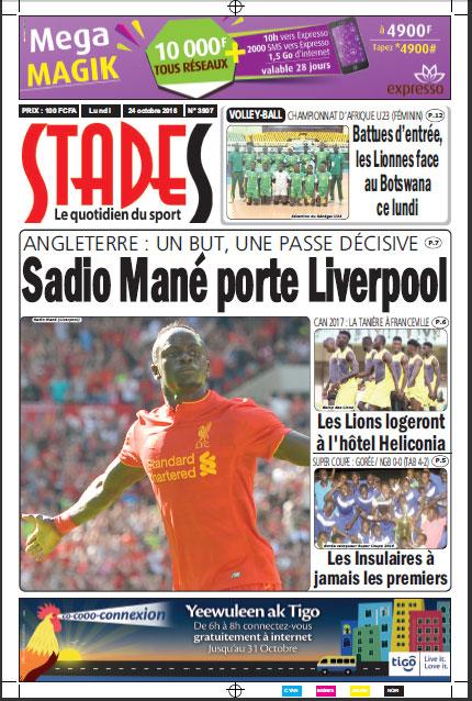 Week-end des lions: Sadio Mané porte liverpool
