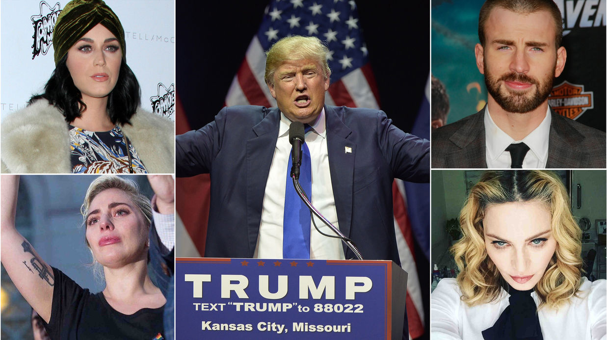 Élection américaine : les stars consternées face à la victoire de Donald Trump