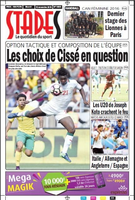 Défaite des lions: Au-delà de l'arbitrage: L’option tactique d’Aliou Cissé en question