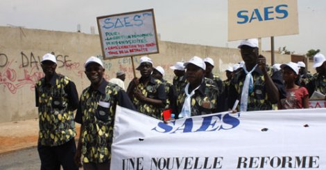 Contre le Gouvernement: Le SAES décrète trois jours de grève