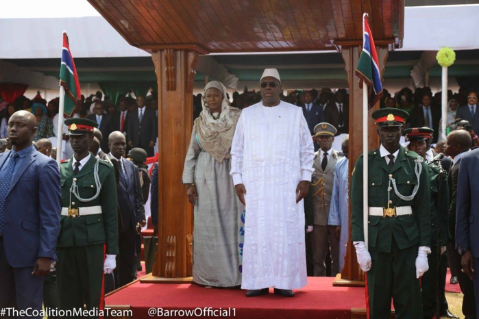 Gambie-Indépendance-ommémoration: Arrivée du Président Sall au stade de Bakau à  Banjul