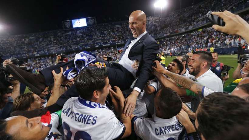 Real Madrid : Zinedine Zidane jubile !