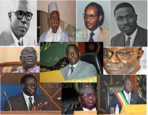 L'assemblée nationale de 1960 à nos jours: Historique des différentes figures qui ont occupé le perchoir