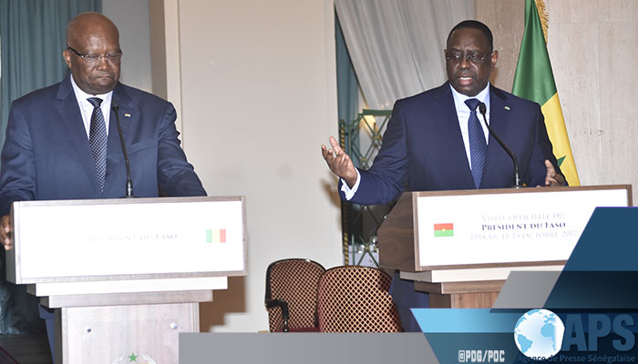 Visite du président burkinabé au Sénégal: Tête-à-tête entre Macky SALL et Roch Marc Christian KABOR2