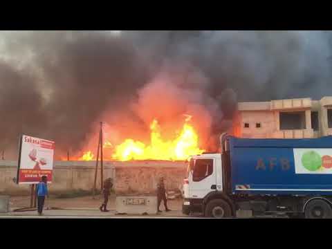 Incendie au Parc Lambaye: Le Commissariat de Pikine mène l'enquête