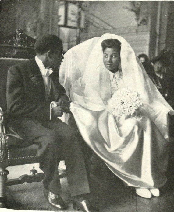 Le Président Senghor et sa première femme Ginette Eboué