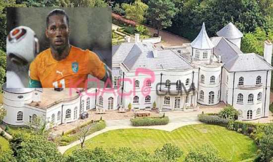 Drogba classé 3ème dans le top 10 des maisons de footballeurs les plus chères