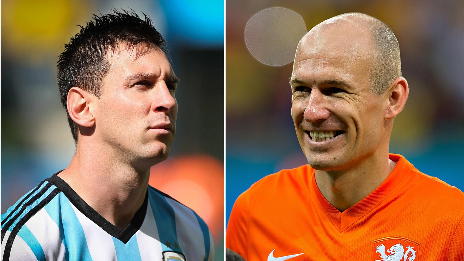 Entre Messi et Robben, c'est aussi le titre de meilleur joueur du Mondial qui se joue