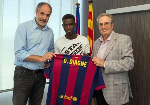 Débuts réussis pour Diawandou Diagne avec l’équipe A du Barça