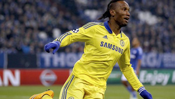 L’Ivoirien Didier Drogba a marqué son 44e but en Ligue des champions avec Chelsea.
