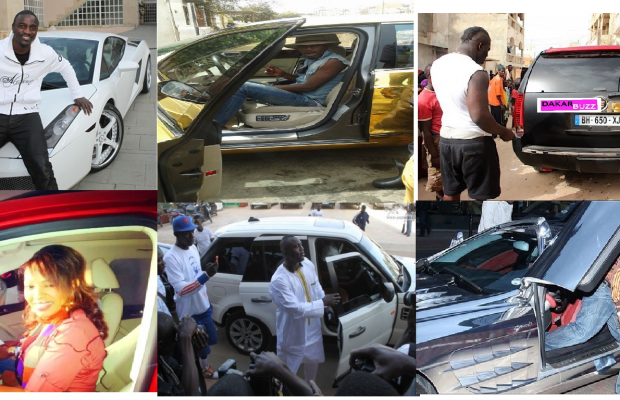 Quelles voitures conduisent les Stars du Sénégal?