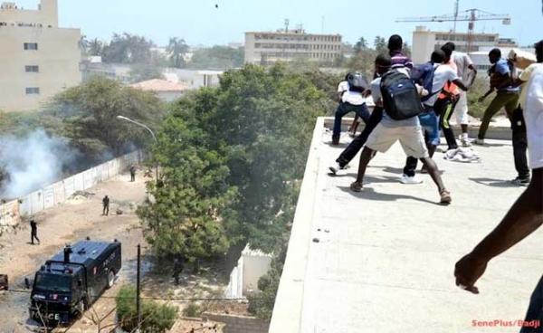 Caillassage du cortège présidentiel: Les étudiants arrêtés déférés au Parquet